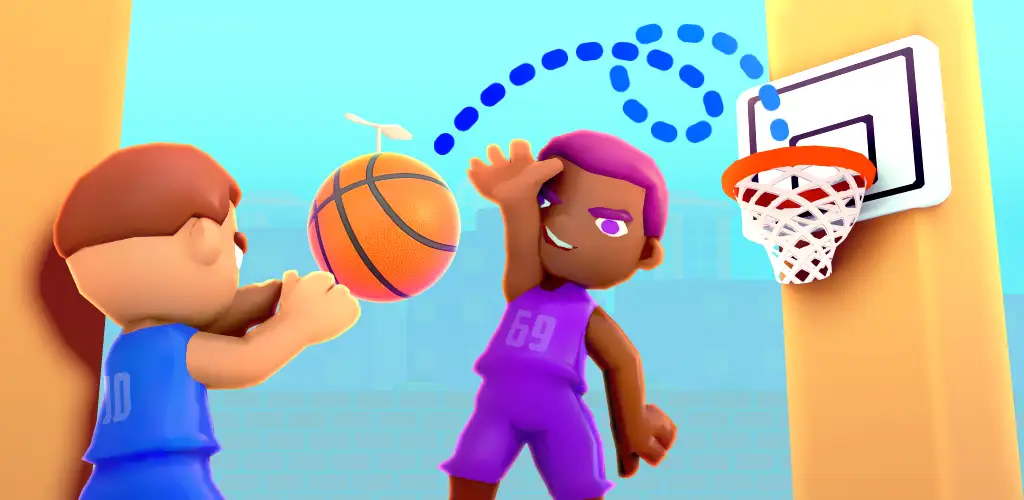 Doodle Dunk game for Apple Pensil
