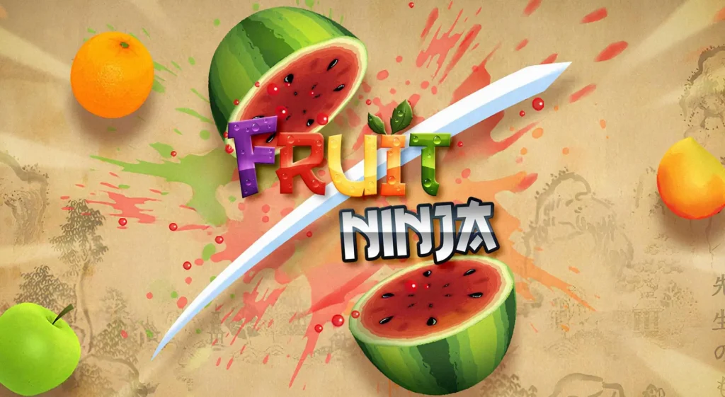 Fruit Ninja game for Apple Pensil